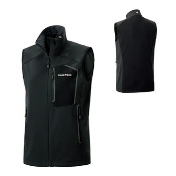 ├登山樂┤日本 mont-bell Cyclimb Vest 女款軟殼背心 黑 # 1106640BK