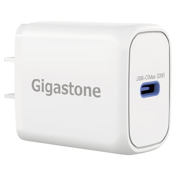 GIGASTONE 立達 33W PD快充組 Type-C to Lightning 傳輸線  白色  1個
