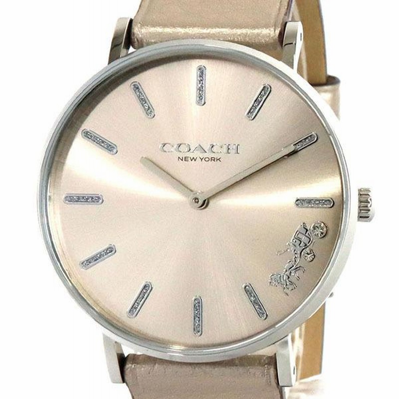 期間限定P10倍》コーチ COACH 腕時計 レディース Perry ペリー 馬車モチーフ 36mm シャンパンゴールド 14503853 |  LINEショッピング