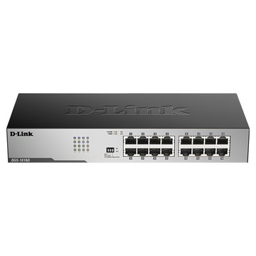 D-Link 友訊科技 非網管型交換器 16埠 10/100Mbps DES-1016D  1台