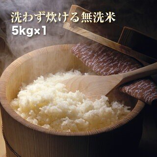 令和5年産 コシヒカリ5kg　岡山県産米100% 無洗米 洗わずに炊ける　送料無料(一部地域を除く)