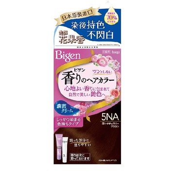 美源花果香快速染髮霜5NA自然暖棕色