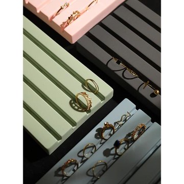 戒指展示架石膏戒指收納陳列托板店鋪創意高檔飾品珠寶首飾展示架