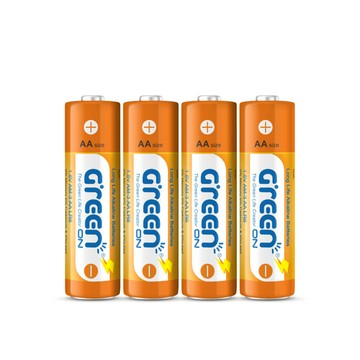 【GREENON】超鹼電池/3號鹼性電池(AA)-4入小資組