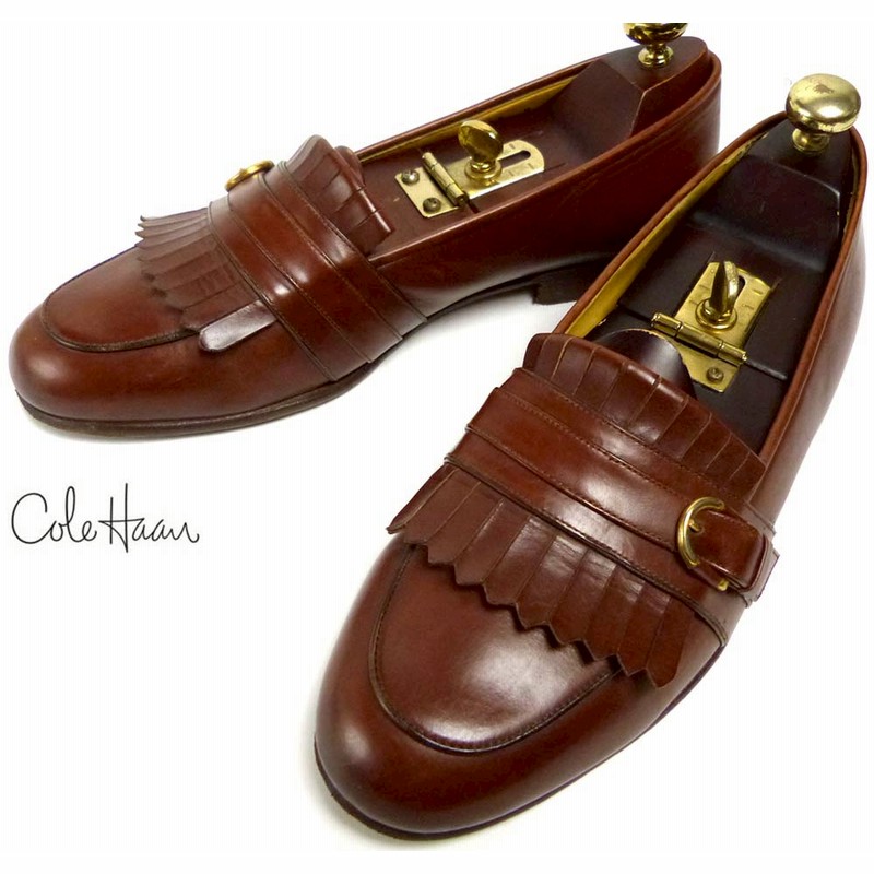 イタリア製 コールハーン / COLE HAAN ストラップ付 フリンジ キルト 