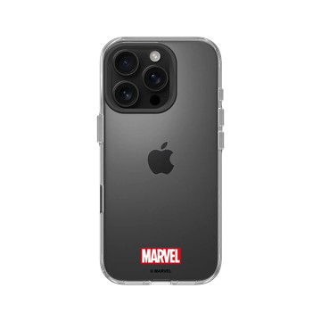 iPhone 16 Pro Clear Case（相機按鈕） 透明 - 迪士尼-漫威 Marvel - 漫威Logo-迷你標誌