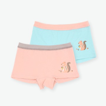 minihope歡樂森林女童四角褲(2件組A)