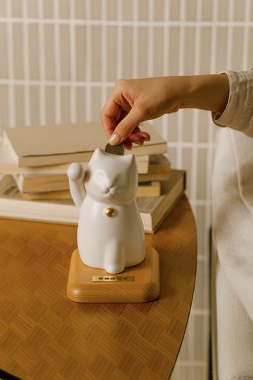 【胖貓撲滿組】招財貓 存錢筒 禮物 客製刻字 開店禮 送禮