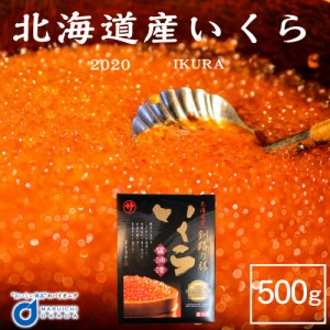 送料無料 北海道産 いくら 醤油漬 500g 笹谷商店 いくら 北海道 イクラ 卵 ギフト 魚卵 市場 グルメロス お歳暮 御歳暮 クリスマス