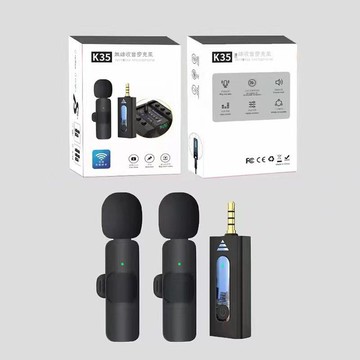 K35無線領夾麥擴音器無線話筒老師上課直播3.5插口電腦演出樂器 h7111