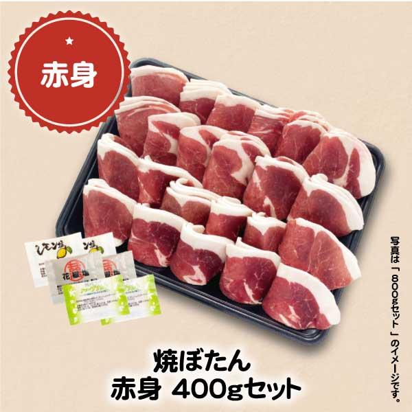 焼ぼたん 天然猪肉 赤身 400gセット 丹波篠山 しし肉 天然ジビエ