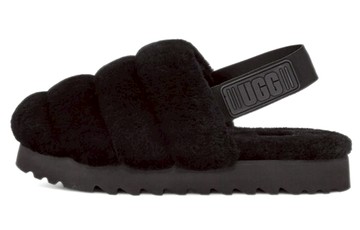 UGG SUPER FLUFF SLIPPER BLACK WOMEN