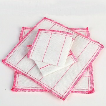 [Hare.D]棉紗洗碗布 不沾油抹布 洗碗布 5層棉紗 木纖維洗碗巾 加厚 清潔巾 吸水 去汙 除油 百潔布 清潔布