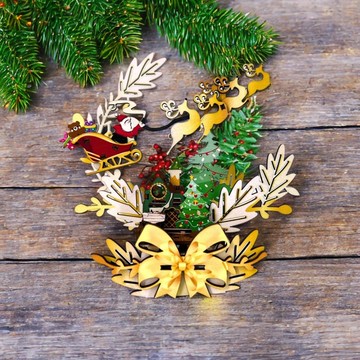 TeamGreen 3D木拼圖 | 聖誕氣氛燈(平安夜) | 節日裝飾