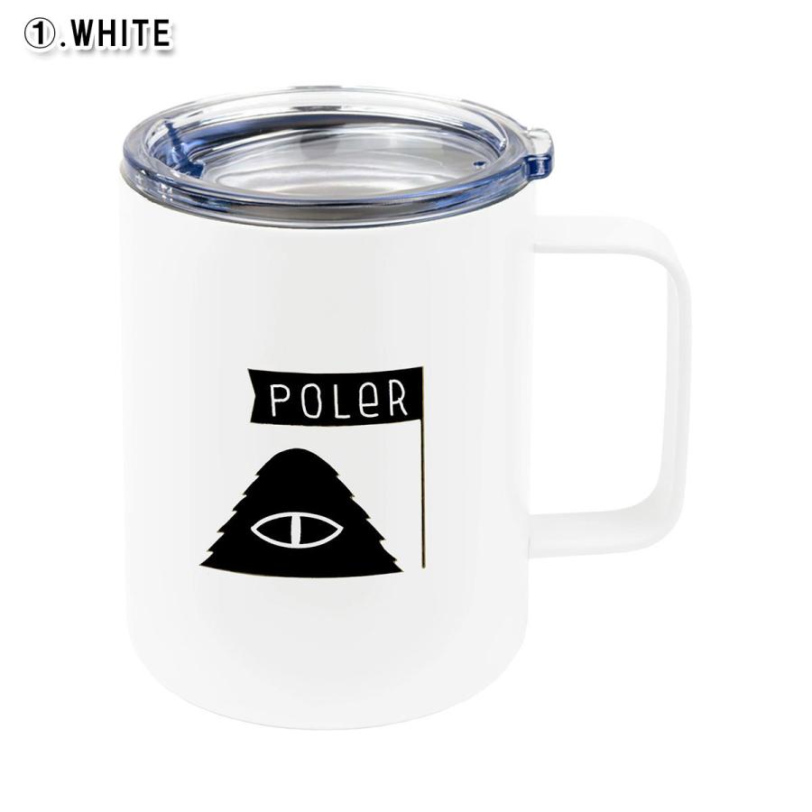 ポーラー マグカップ 正規販売店 POLER アウトドア キャンプマグカップ 蓋つき INSULATED MUG