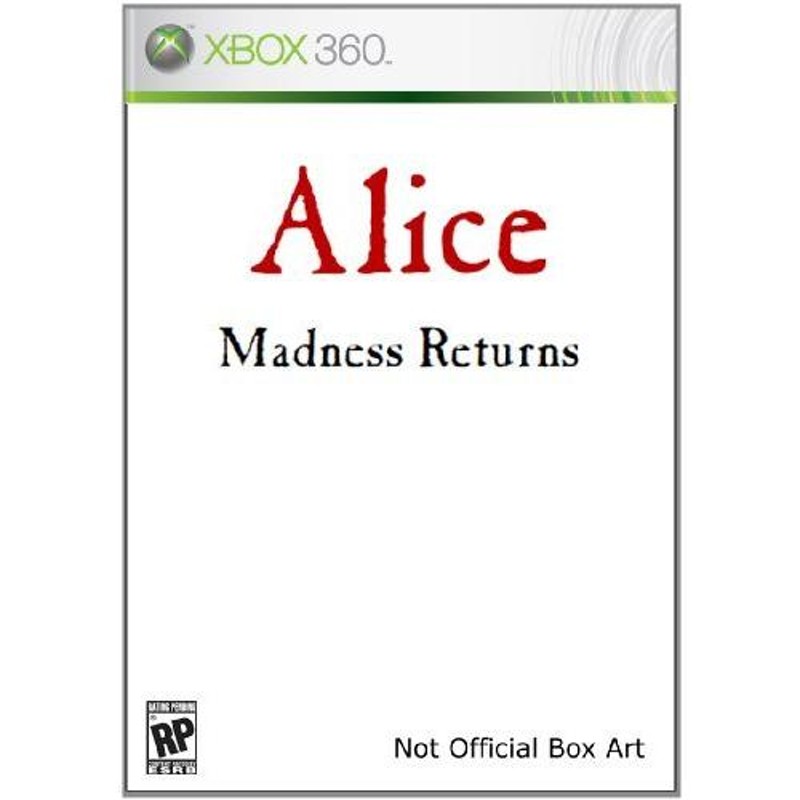 アリス：マッドネスリターン - Xbox 360 北米版 Alice: Madness