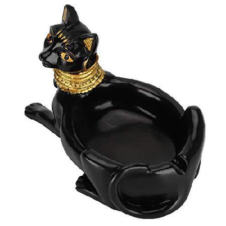 Egyptian Cat Ashtray Resin Ash Tray Egyptian Ashtray Christmas gift Office Decoration 並行輸入品