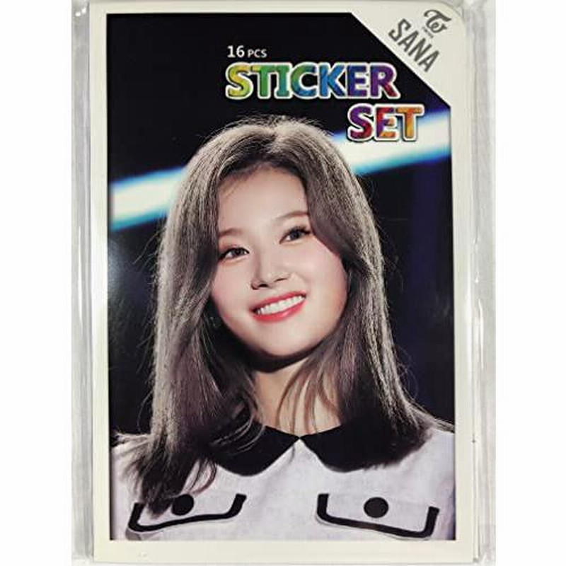 SANA サナ - TWICE トゥワイス グッズ ／ フォト ステッカー 16シート