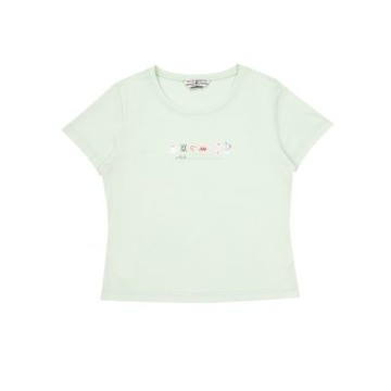 FILA 女短袖圓領T恤-果凍薄荷 5TEA-1416-LN
