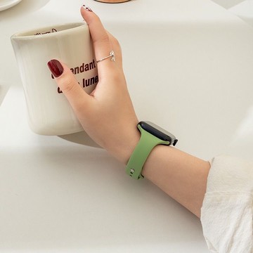 [不挑色]矽膠小蠻腰防水防汗錶帶 男女通用運動錶帶 APPLE WATCH 蘋果手錶 4 5 6 7 8 SE