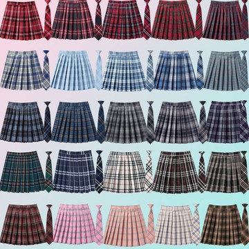 免運!43CM裙長裙長女半身短裙jk制服班校服高腰日系格子百折百褶裙人氣爆棚