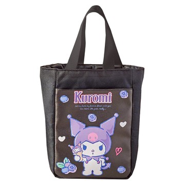 Sanrio 三麗鷗 酷洛米束口飲料提袋 KT-BAG10  黑色冰淇淋  1個