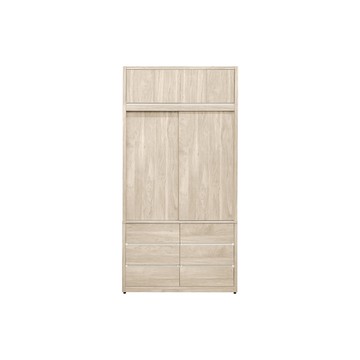 【H&D東稻家居】4*7.8尺推門衣櫃(TJS1-07645)