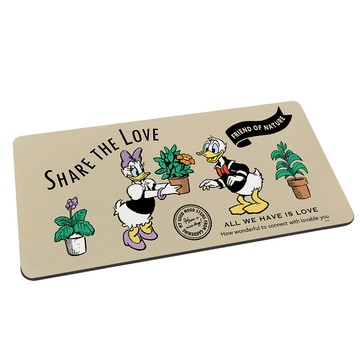 【Disney迪士尼】軟式珪藻土吸水地墊-唐老鴨系列 唐老鴨盆栽 （80x38x0.5cm） _廠商直送