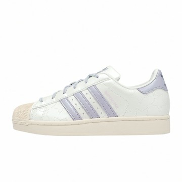 adidas 愛迪達 休閒鞋 Superstar II W 女鞋 白 紫 復古 皮革 貝殼鞋 JR6984