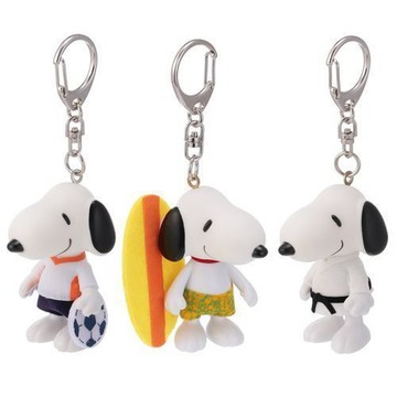 嘻嘻日貨🐾 現貨 日本正版 史努比 運動系列 立體造型 鑰匙圈 吊飾 SNOOPY