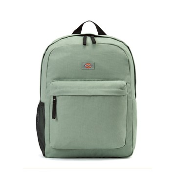 Dickies男女款海波綠純棉帆布簡約品牌Logo多收納袋後背包|DK0A4YOCL19