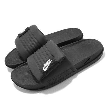 拖鞋 Wmns Offcourt Adjust Slide 女鞋 黑 魔鬼氈 柔軟泡棉 DV1033-002