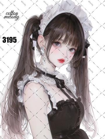 original sticker no.3195 人物貼紙 原創貼紙 原創人物貼紙 裝飾貼紙 cotton melody
