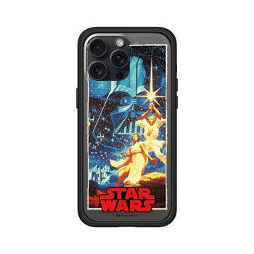 iPhone 15 Pro Max Mod NX 黑 - 迪士尼-星際大戰 Star Wars - 路克&莉亞公主-電影海報
