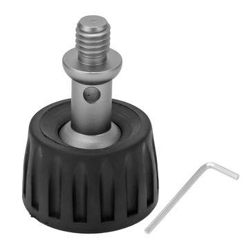 37 毫米橡膠獨腳架腳墊大底座不銹鋼三腳架支撐腳 3/8 英寸螺紋 OMS509