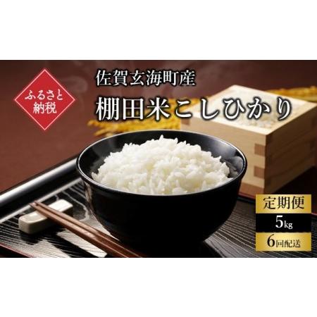 ふるさと納税 上場米こしひかり定期便（5kg×6ヶ月） 佐賀県玄海町