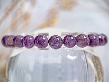 【稀品透體紫龍晶】玉化紫龍晶水晶手鍊|一物一拍