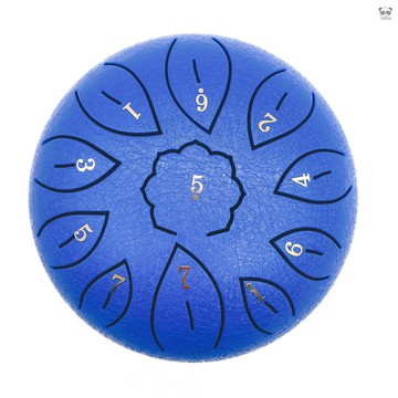 6寸11音空靈鼓 忘憂鼓 鋼舌鼓 打擊樂器 藍色