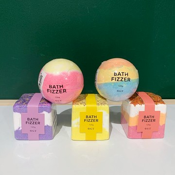 花漾綻放 新款多效OCE干花鮮香氛美膚泡澡沐浴浴鹽沐浴球氣泡彈