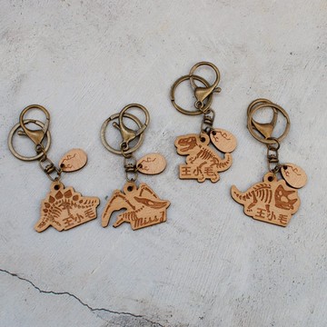 恐龍姓名吊牌/兒童幼兒園吊牌/書包姓名吊牌/開學必備/原木吊牌/畢業小禮物/