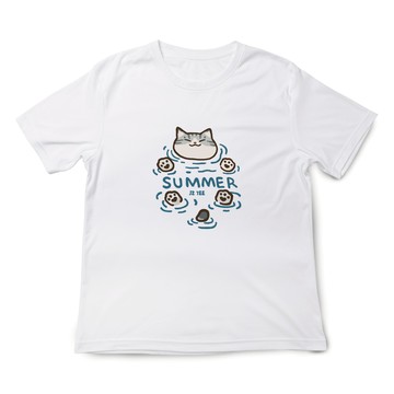 JZ TEE 美短-泡澡 印花短袖T恤