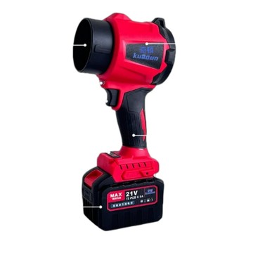 電動吹葉機 鼓風機 紅黑無刷吹吸兩用鼓風機  4000mAh 鋰電 可拆洗濾芯 汽車辦公室實驗除灰吸碎屑雙功能清理機