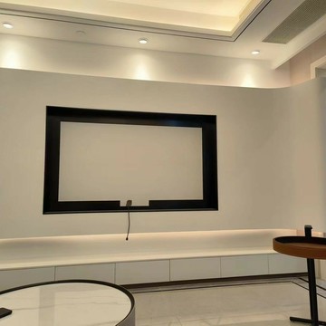 免運 開立發票 壁龕 浴室置物架 金屬櫃 訂製不鏽鋼電視壁龛65/75/85寸電視壁龛[一體無縫]嵌入式镂空壁龛 支持訂製