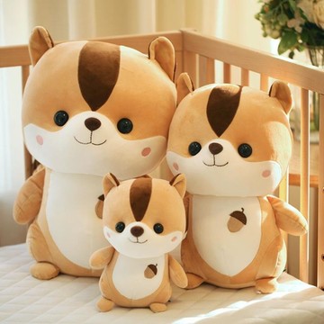 毛絨玩具胖松鼠公仔倉鼠布娃娃玩偶