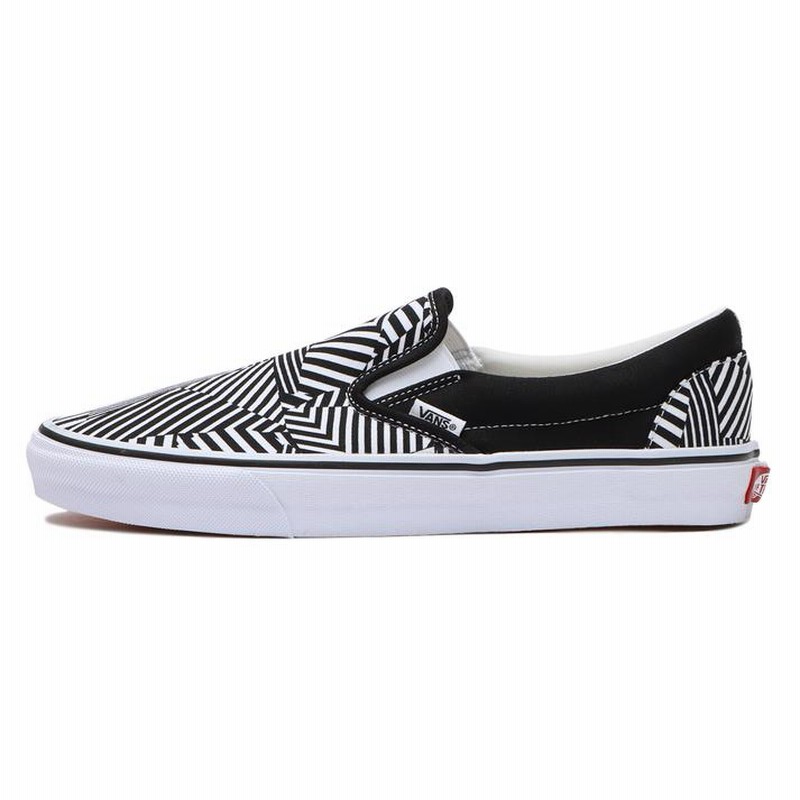 Striped slip shop on vans