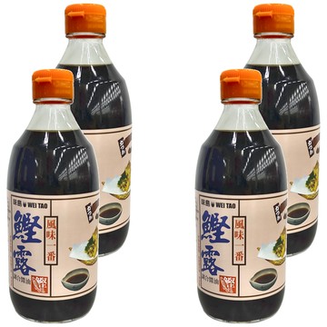 味島 鰹露調和醬油  400ml  4瓶