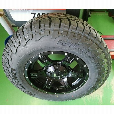 引取限定 MKW MK-46 265/65R17 プラド FJクルーザー サーフ サーフ FJクルーザー プラド ハイラックス タイヤホイール 17
