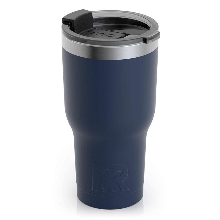 YETI RTIC OZ INSULATED TUMBLER STAINLESS STEEL COFFEE TRAVEL MUG WITH LID, SPILL PROOF, HOT BEVERAGE AND COLD, PORTABLE THERMAL CUP FOR CAR, CAMPIN