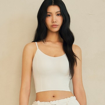 BRA TOP【3D SoftWear】無鋼圈貼合式無痕背心 ​(雪糕白)