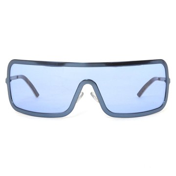 Romeo Gigli 義大利 一片式前衛款太陽眼鏡 / 藍RG51201